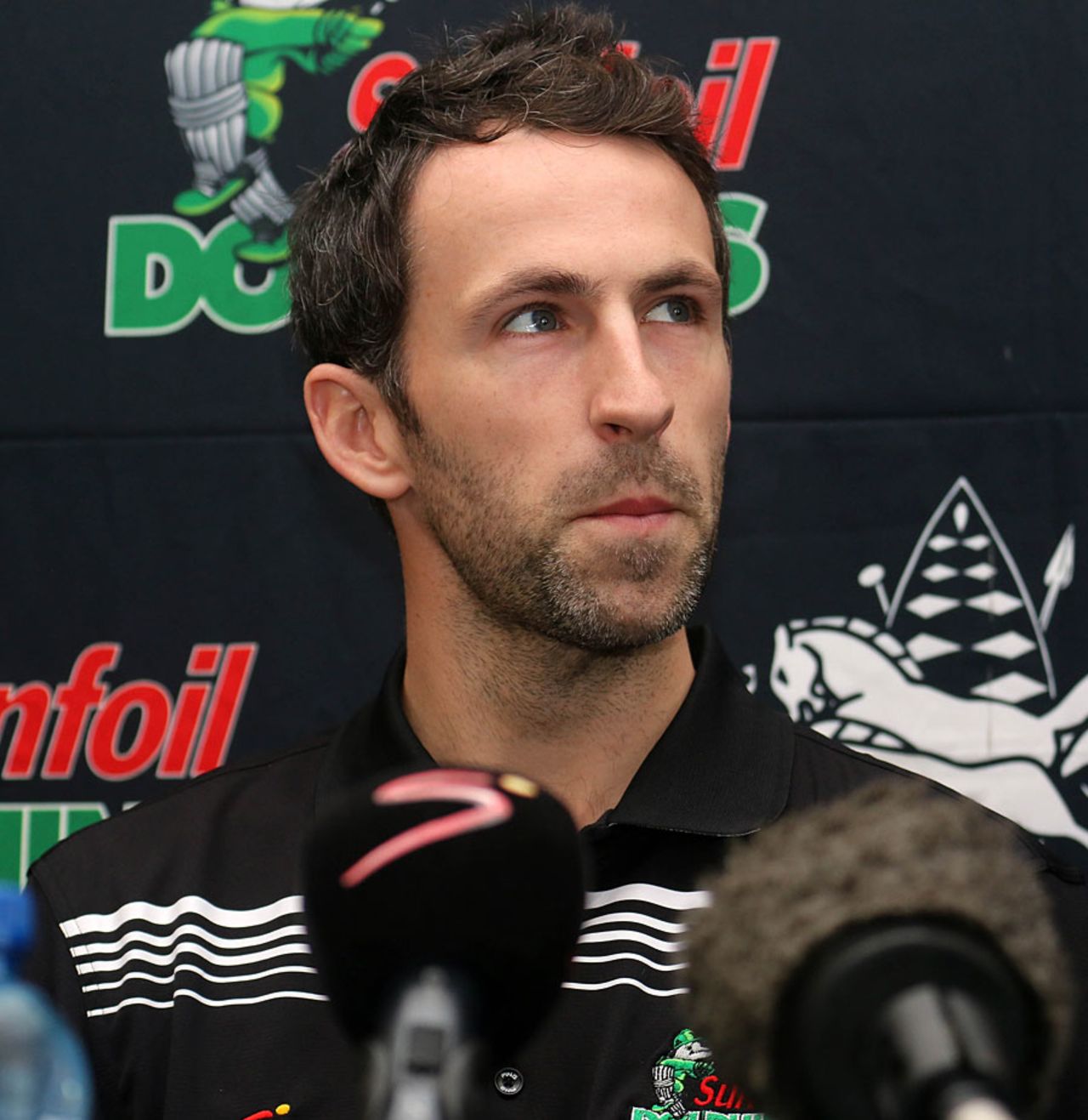Graham Onions gives a press conference after arriving for his stint with Dolphins, Durban, October 23, 2013
