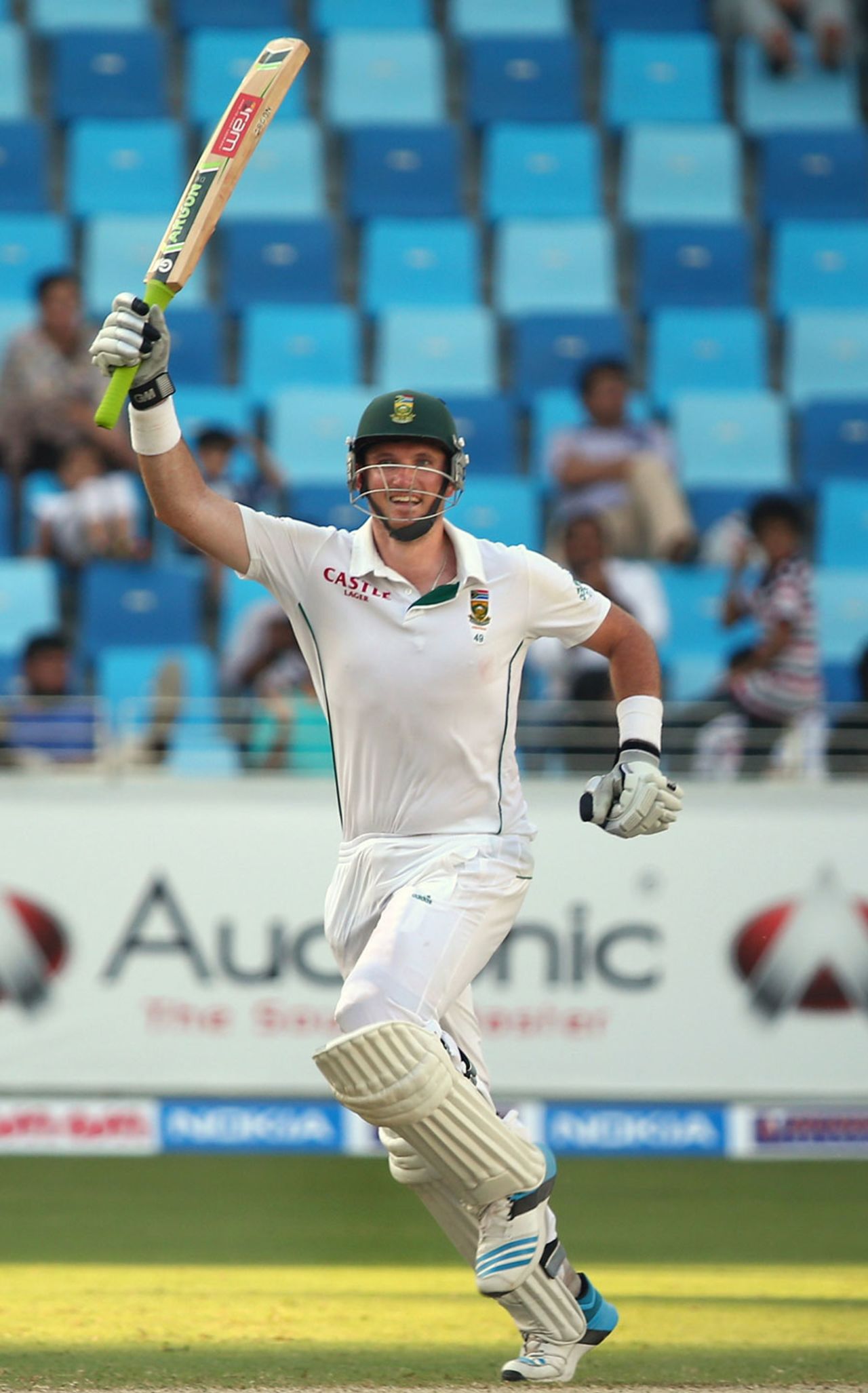 Graeme Smith brought up his fifth double century, Pakistan v South Africa, 2nd Test, Dubai, 2nd day, October 24, 2013