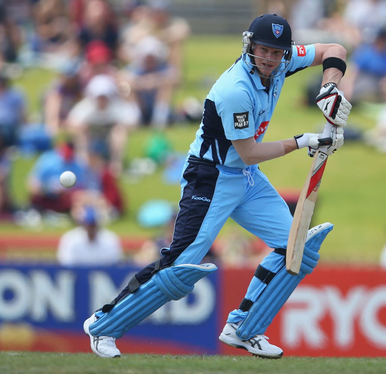 Steven Smith scored 61 and added 103 for the second wicket with Nevill, New South Wales v Queensland, Ryobi One Day Cup, final, North Sydney Oval, October 27, 2013