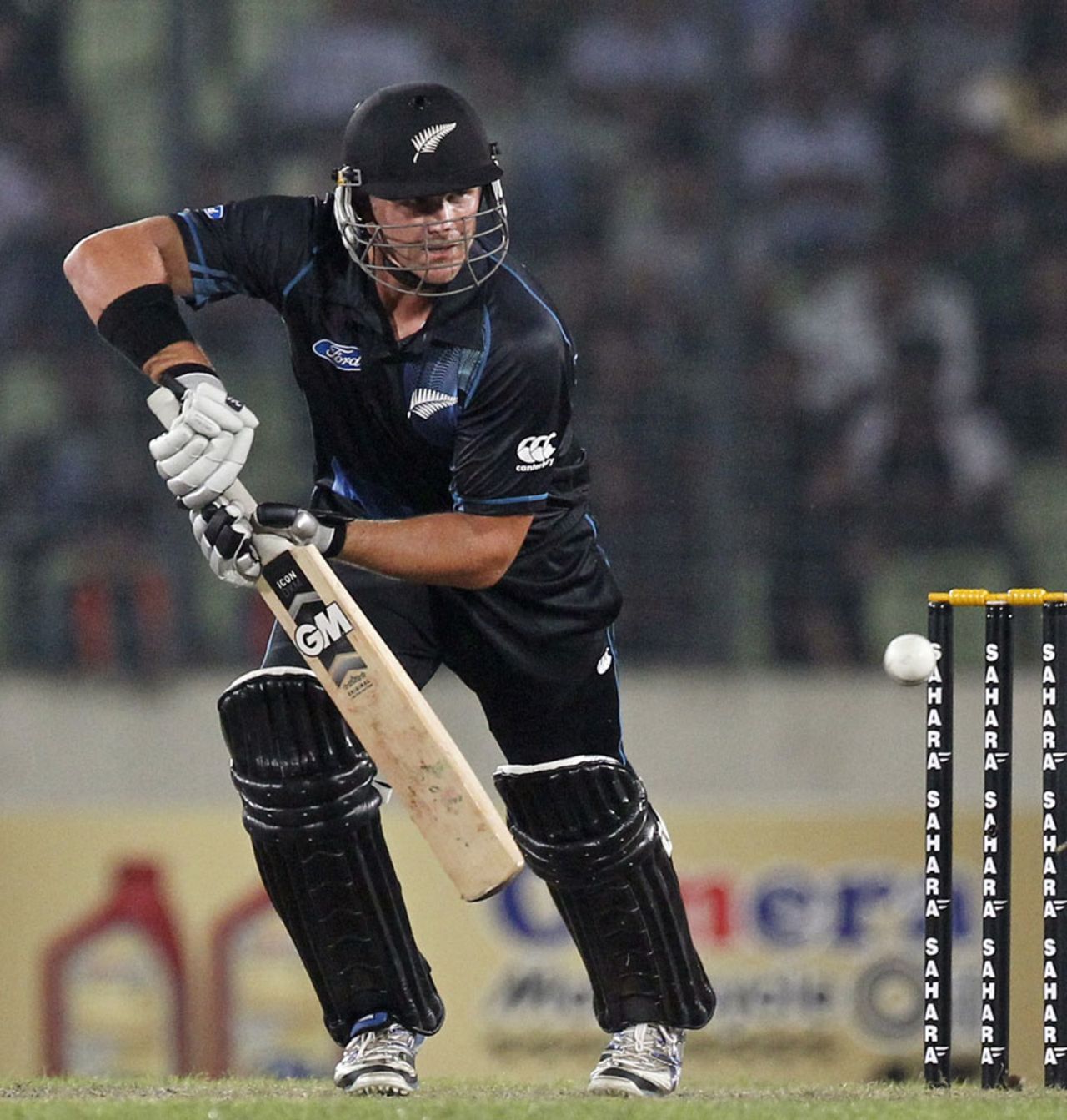Corey Anderson struck a 31-ball 46, Bangladesh v New Zealand, 1st ODI, Mirpur, October 29, 2013