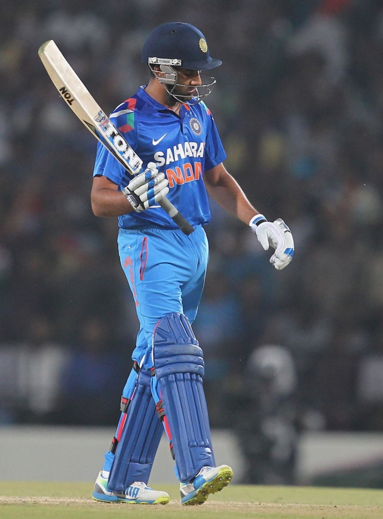 Rohit Sharma departed for 79, India v Australia, 6th ODI, Nagpur, October 30, 2013