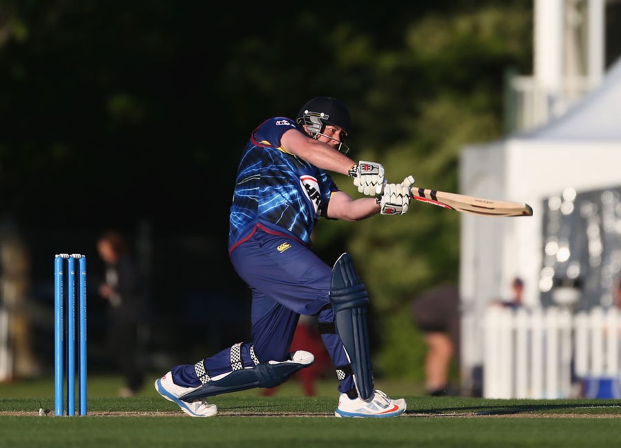 Jesse Ryder was dismissed in the second over for 1, Canterbury v Otago, HRV Cup, Christchurch, November 2, 2013