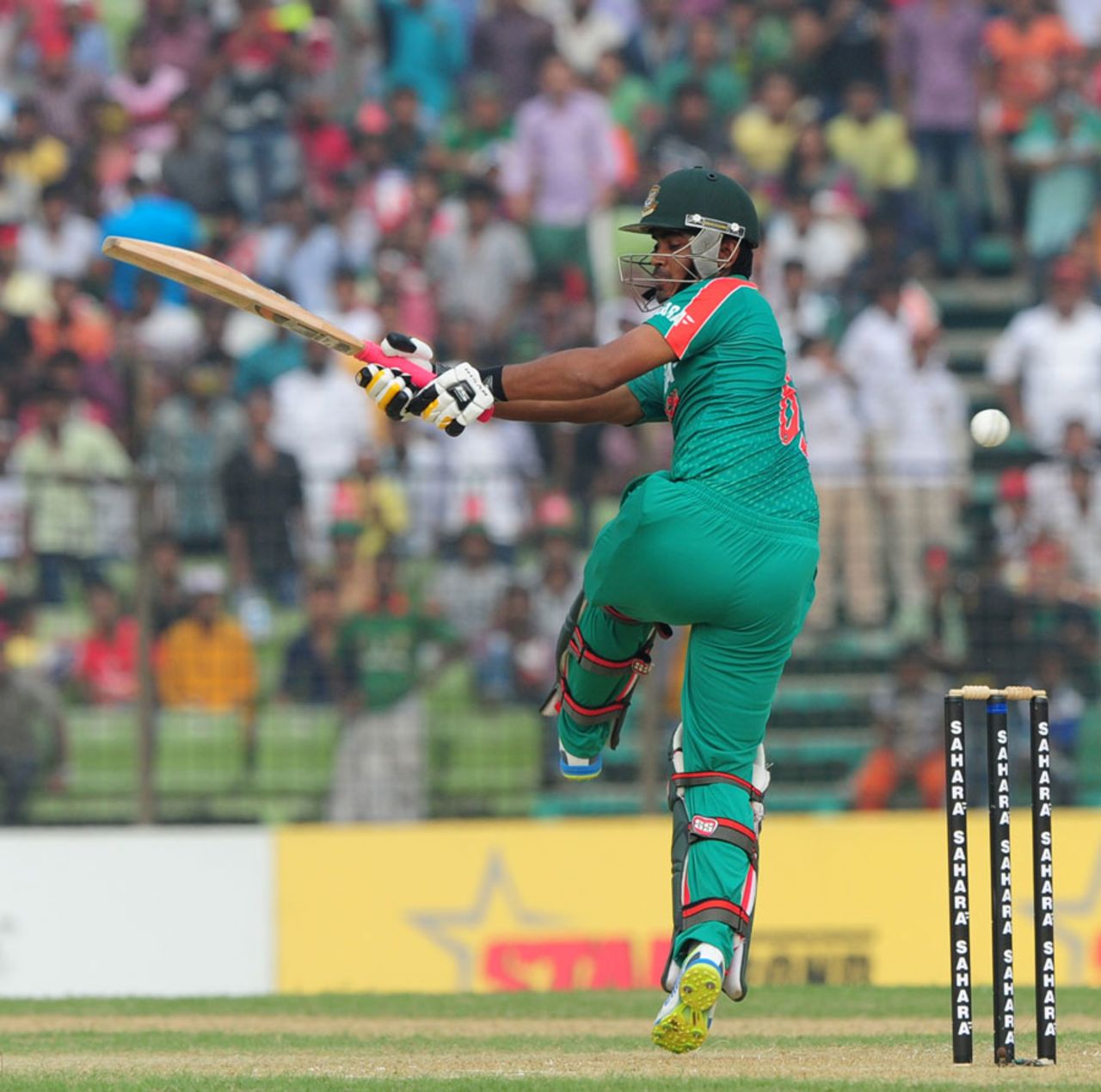 Shamsur Rahman reached 50 off 48 balls, Bangladesh v New Zealand, 3rd ODI, Fatullah, November 3, 2013