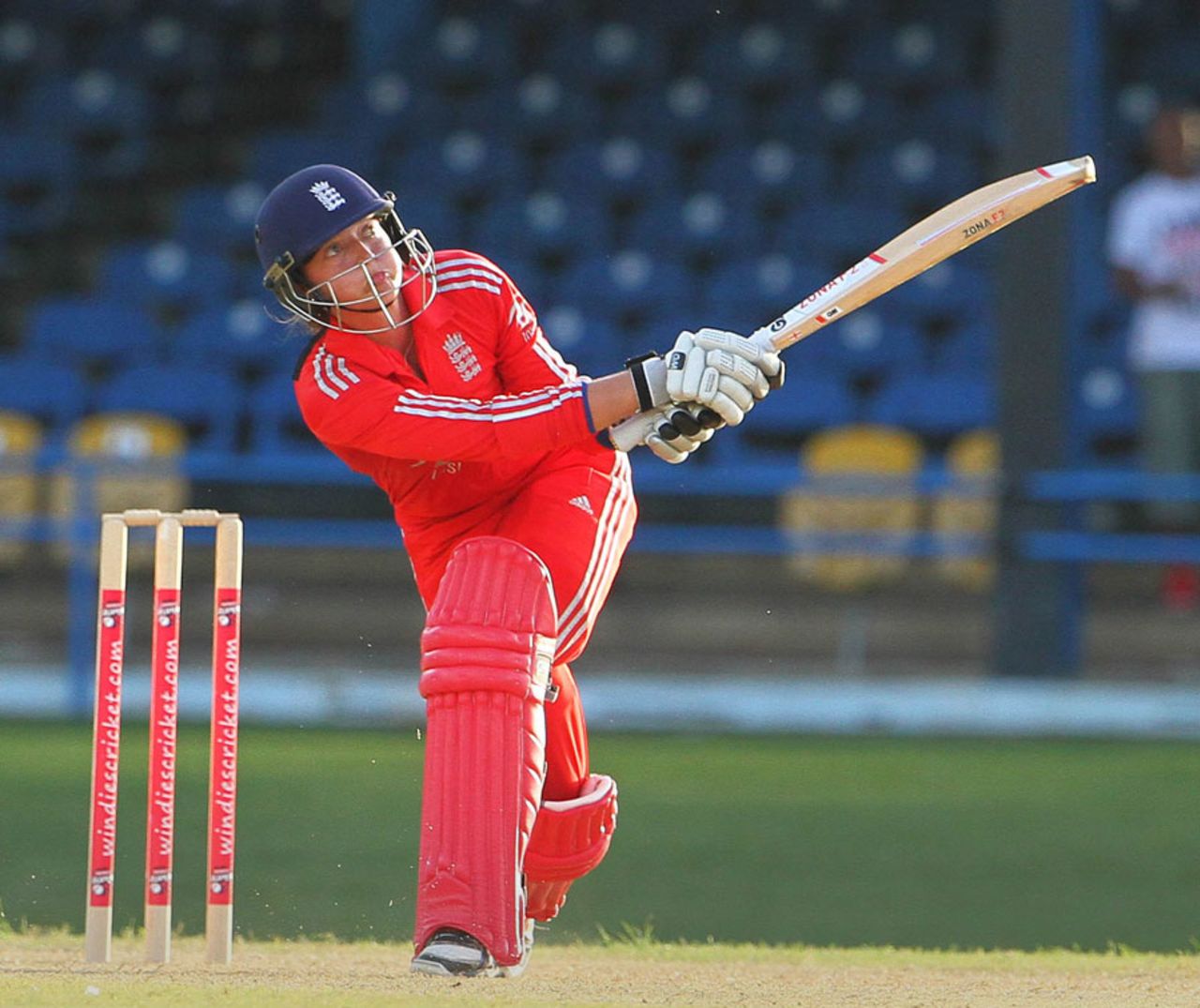 Sarah Taylor looks to clear the leg side, West Indies Women v England Women, 3rd ODI, Port of Spain, Trinidad, November 3, 2013