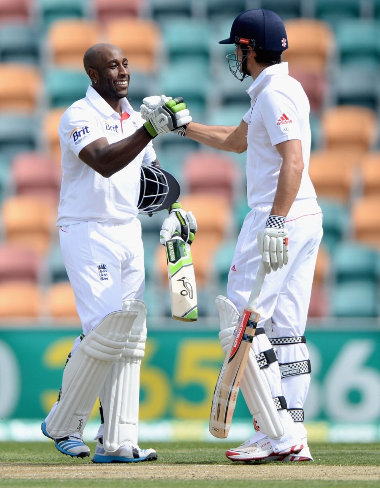 Michael Carberry and Alastair Cook piled on the runs, Australia A v England, Hobart, 1st day, November 6, 2013