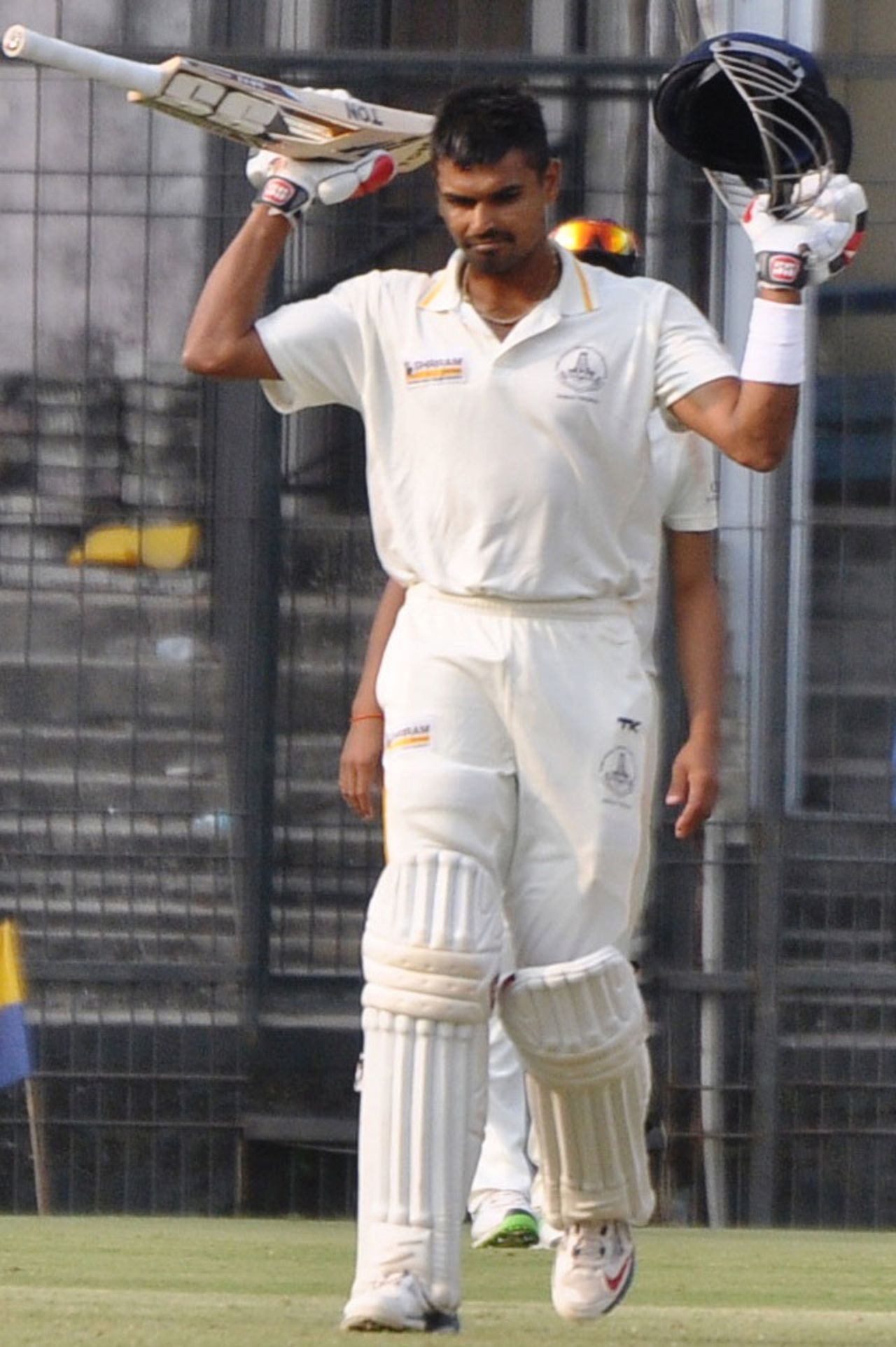 S Badrinath was unbeaten on 126 at the end of day one, Madhya Pradesh v Tamil Nadu, Ranji Trophy, Group B, 1st day, Indore, November 7, 2013