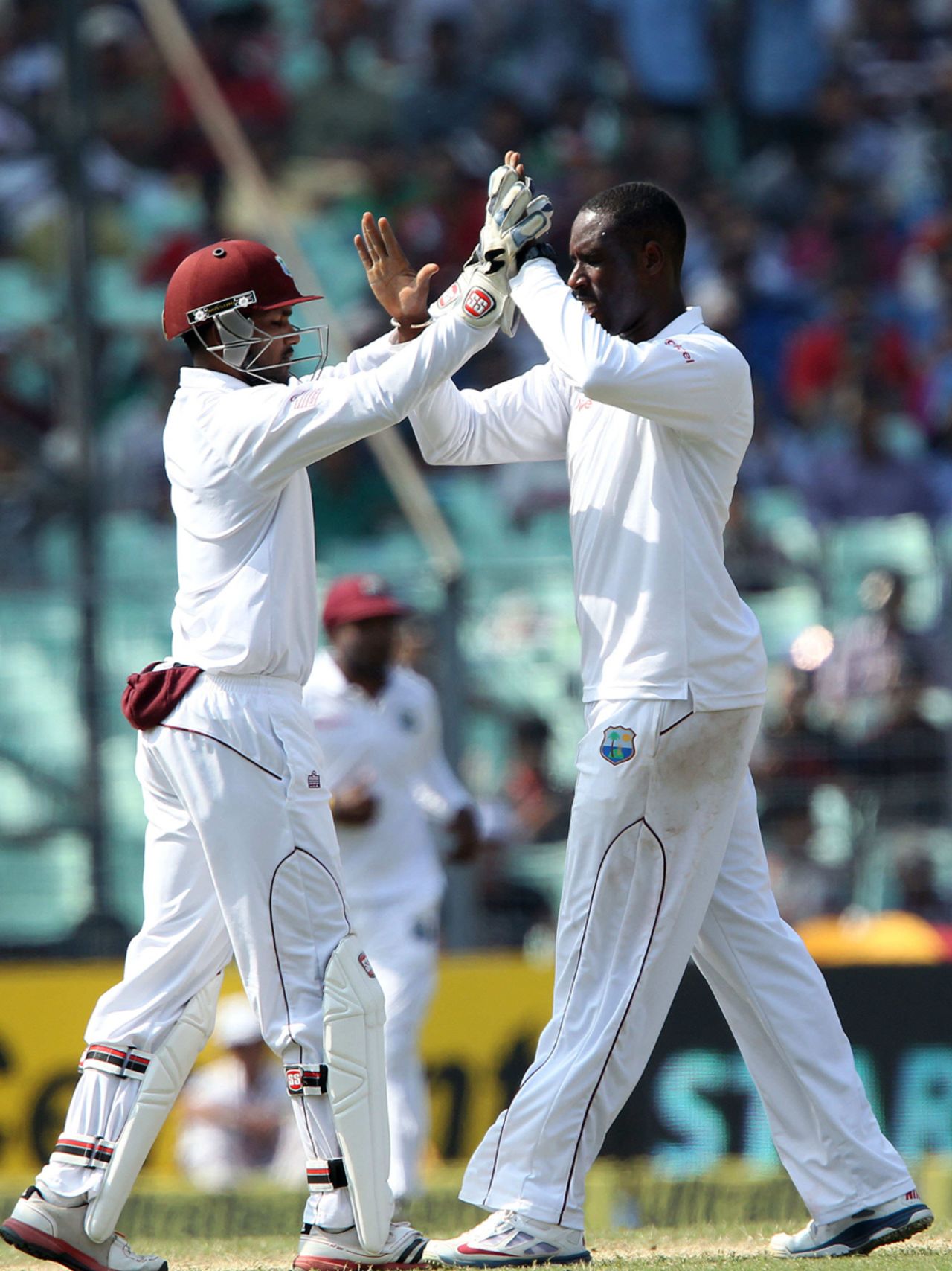 Shane Shillingford finished with a six-for, India v West Indies, 1st Test, Kolkata, 3rd day, November 8, 2013