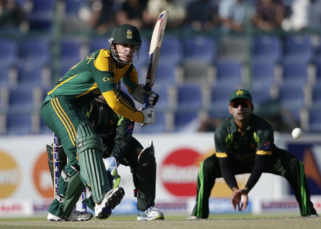 Quinton de Kock blasted 112, Pakistan v South Africa, 4th ODI, Abu Dhabi, November 8, 2013