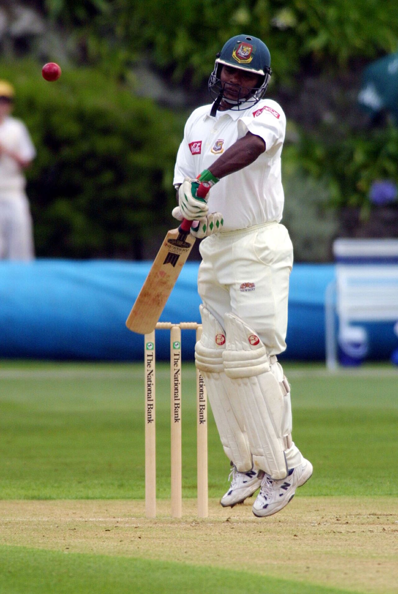 Aminul Islam avoids a rising ball, Auckland v Bangladeshis, 1st day, Auckland, December 12, 2001