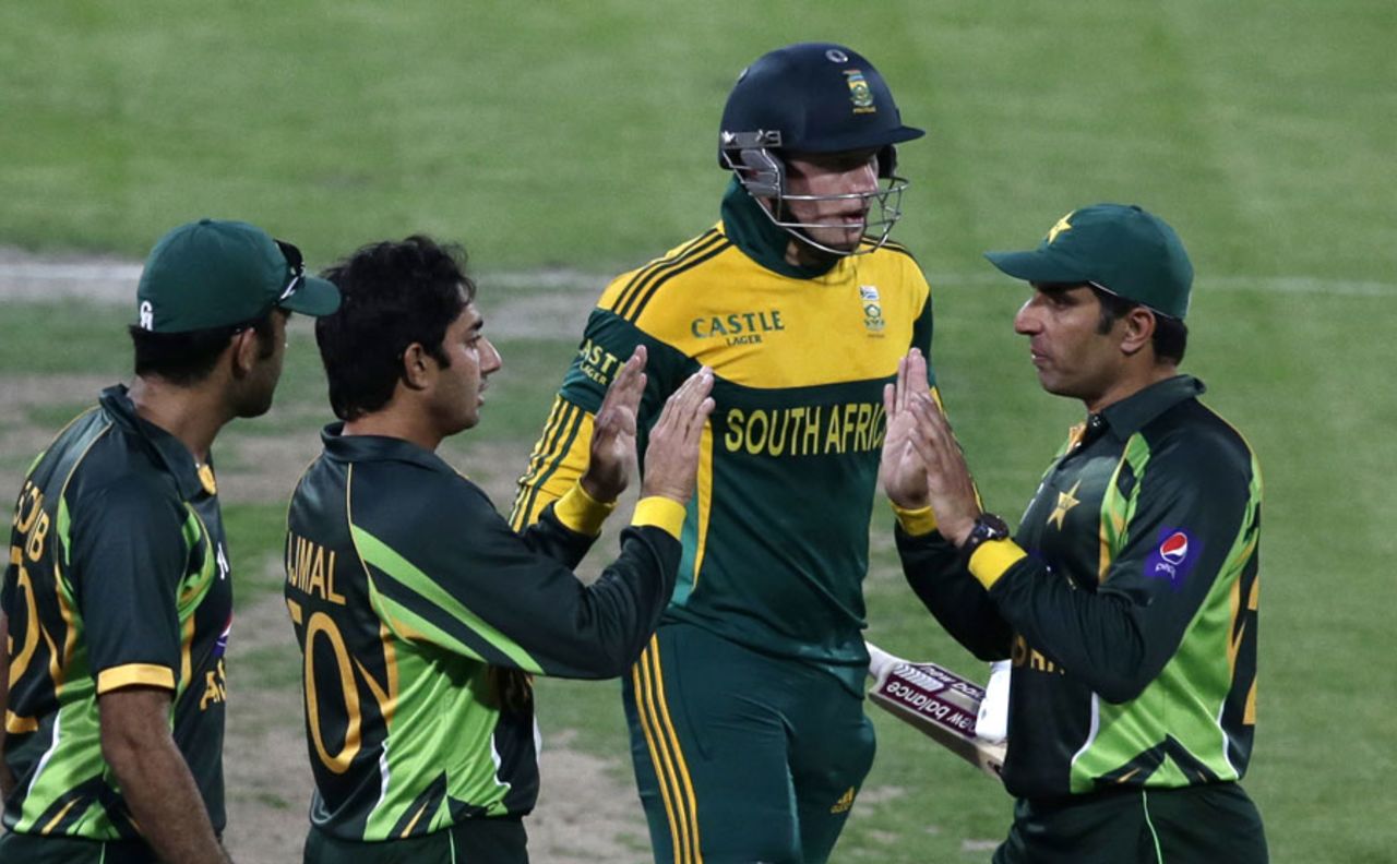 Saeed Ajmal finished with 3 for 45, Pakistan v South Africa, 5th ODI, Sharjah, November 11, 2013