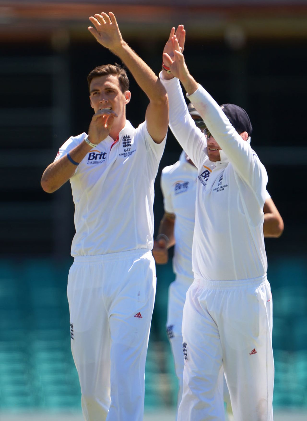Steven Finn claimed five wickets, Cricket Australia Invitational XI v England, Sydney, 2nd day, November 14, 2013