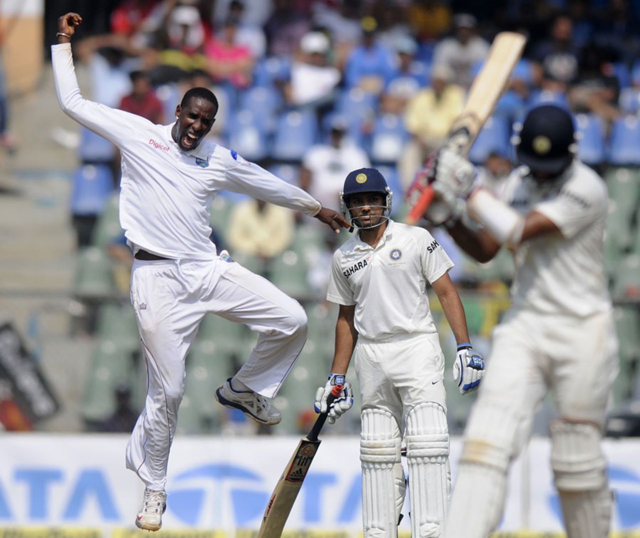 Shane Shillingford picked up five wickets, India v West Indies, 2nd Test, Mumbai, 2nd day, November 15, 2013