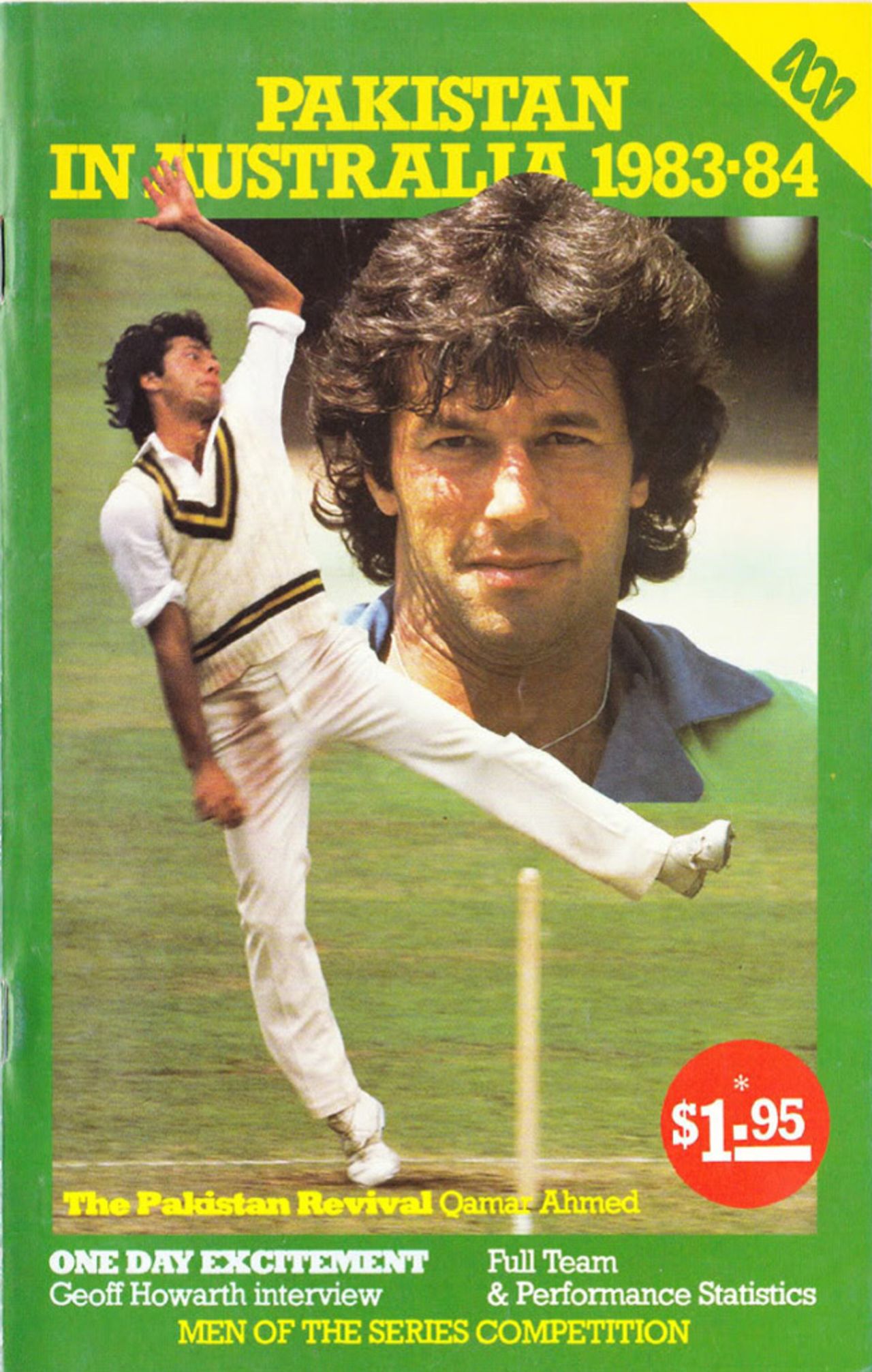 Cover of the <i>ABC Cricket Book</i>, 1983-84