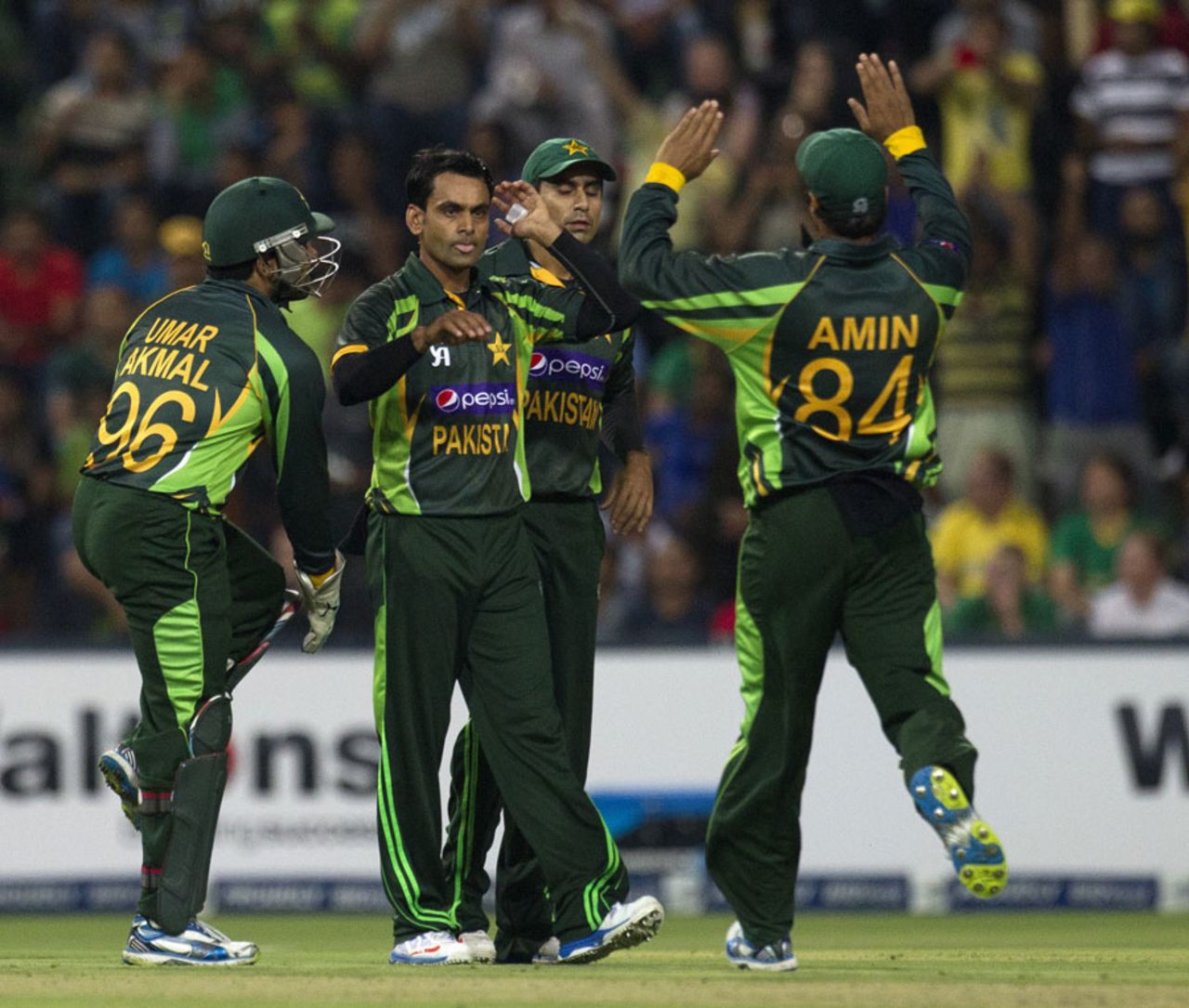 Mohammad Hafeez finished with 2 for 25, South Africa v Pakistan, 1st T20I, Johannesburg, November 20, 2013
