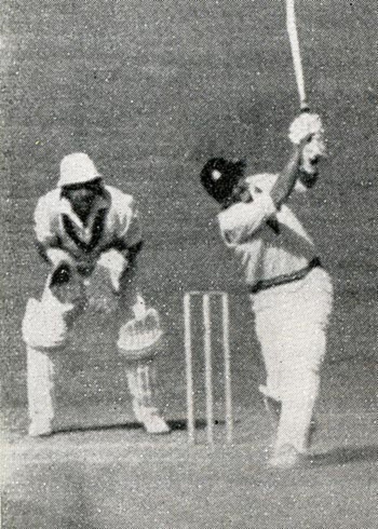Tony Lewis drives on his way to 125, India v England, 4th Test, 1972-73