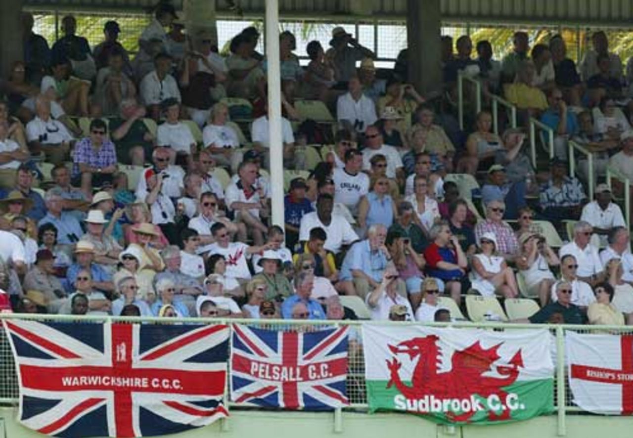 English fans at the Kensington Oval, West Indies v England, 3rd Test, April 1, 2004