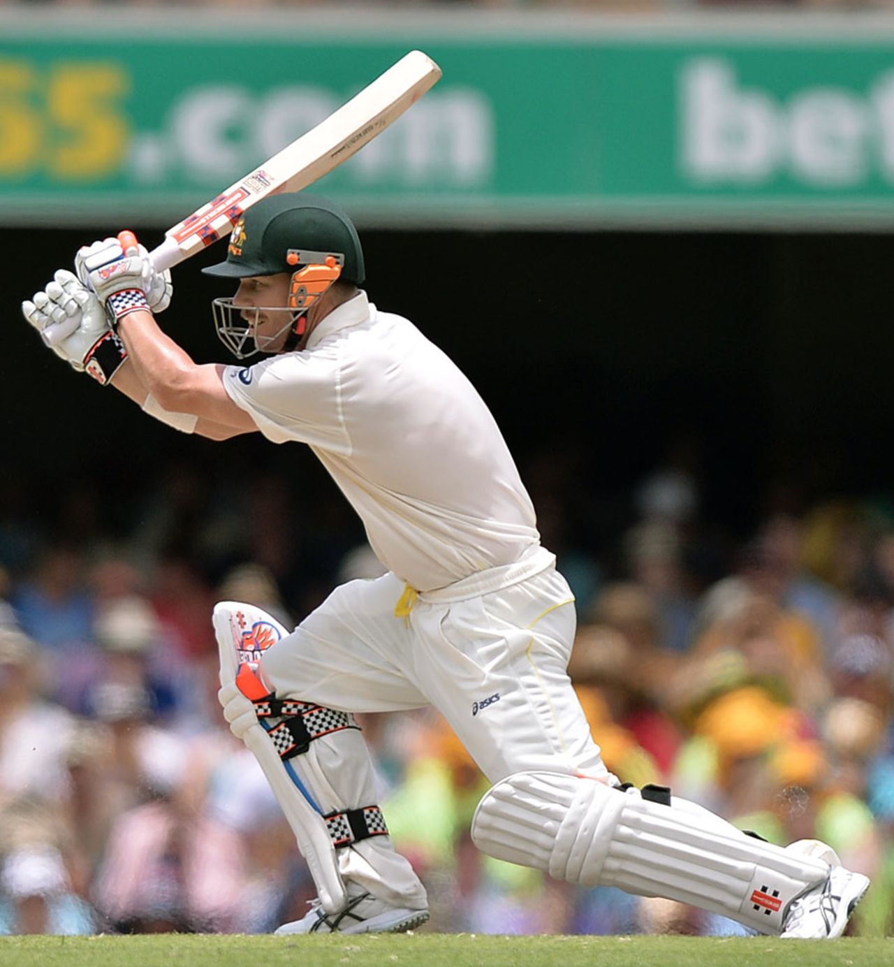 David Warner continued to play in a very controlled fashion, Australia v England, 1st Test, Brisbane, 3rd day, November 23, 2013