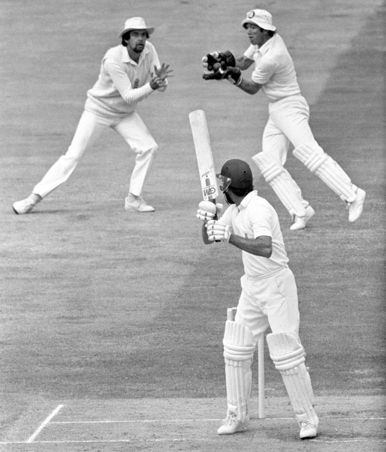 Zaheer Abbas is caught for 4 by keeper Bob Taylor, England v Pakistan, 1st Test, Edgbaston, 4th day, August 1, 1982
