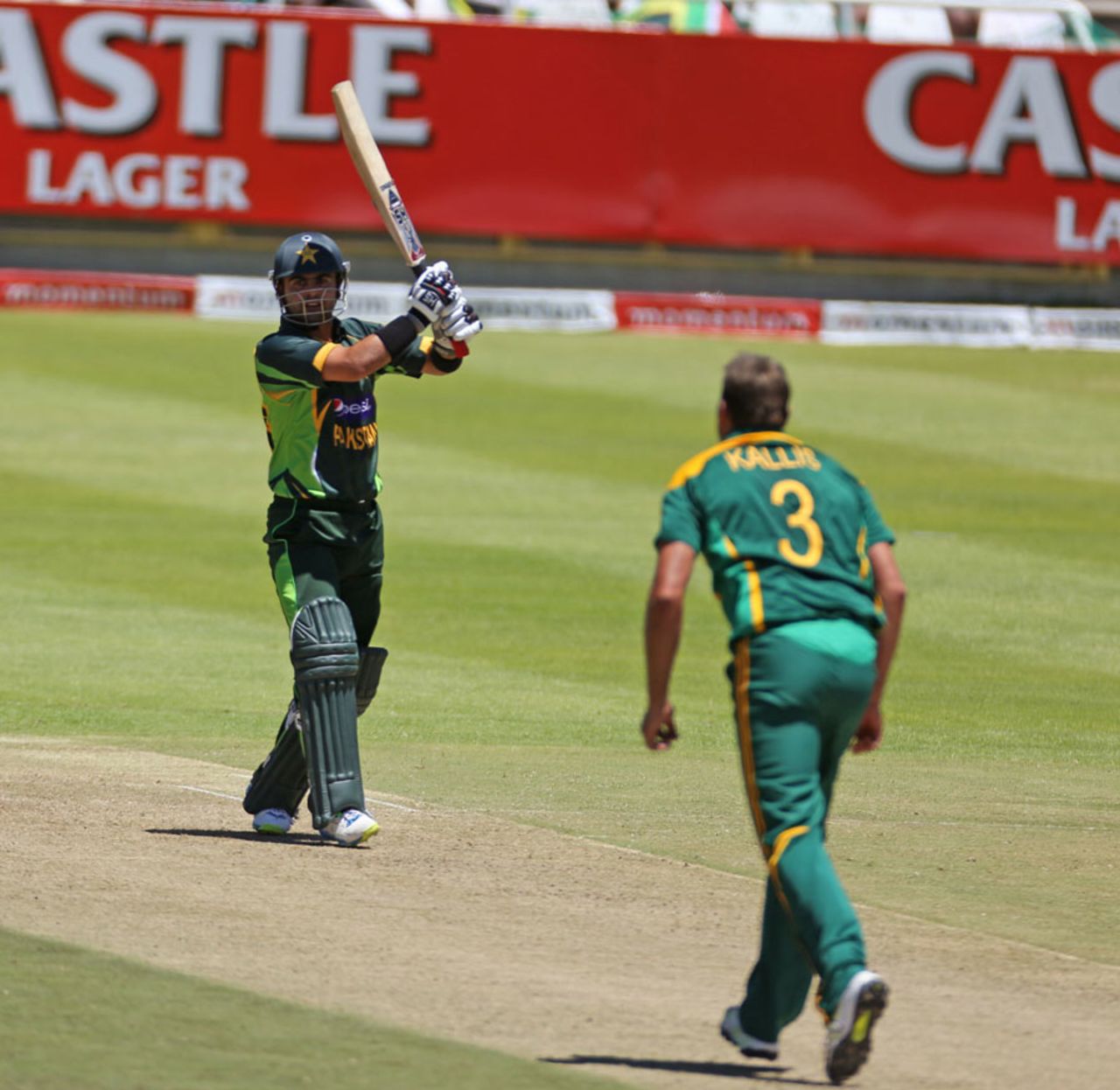 Ahmed Shehzad struck 35, South Africa v Pakistan, 1st ODI, Cape Town, November 24, 2013