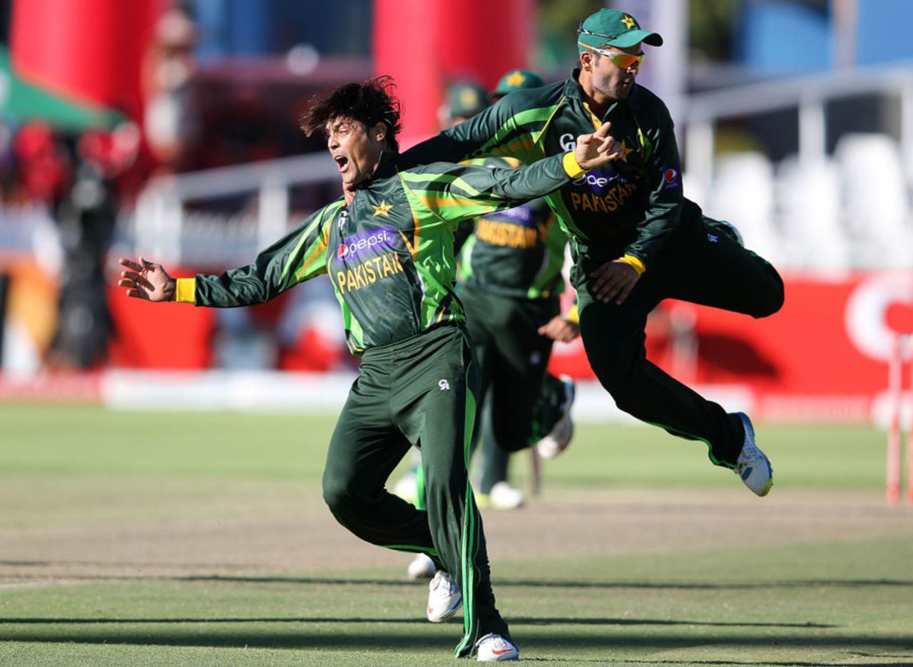 Anwar Ali dismissed David Miller for 4, South Africa v Pakistan, 1st ODI, Cape Town, November 24, 2013