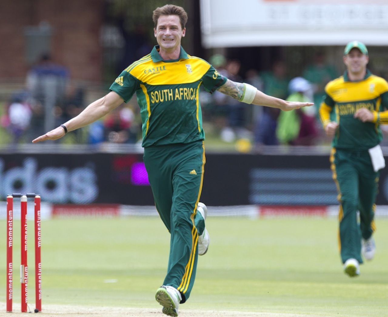 Dale Steyn struck twice with the new ball, South Africa v Pakistan, 2nd ODI, Port Elizabeth, November 27, 2013