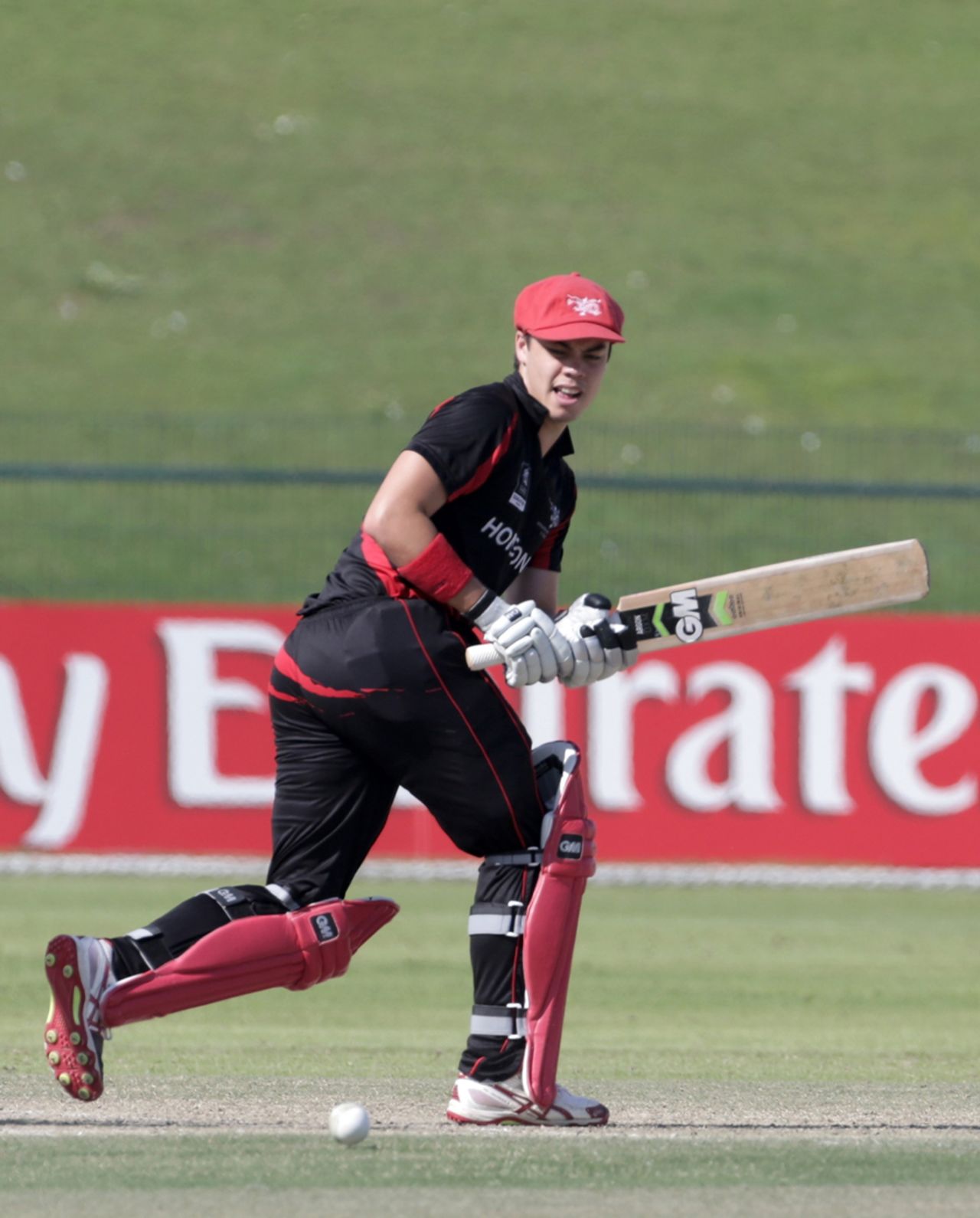 Mark Chapman batting during the Qualifying Play-off match 64 between Papua New Guinea and Hong Kong at the ICC World Twenty20 Qualifiers at the Zayed Cricket Stadium on November 28, 2013 in Abu Dhabi, United Arab Emirates. (Photo by Graham Crouch-IDI/IDI via Getty Images)