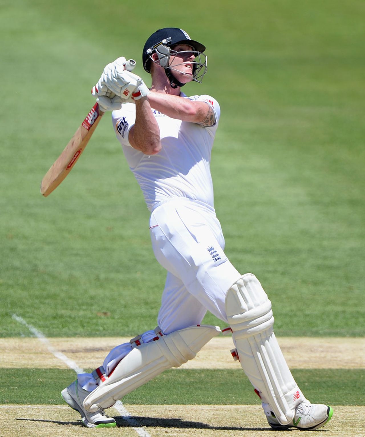 Ben Stokes swung his way to 28, Cricket Australia Chairman's XI v England XI, Tour Match, Alice Springs, November, 29, 2013