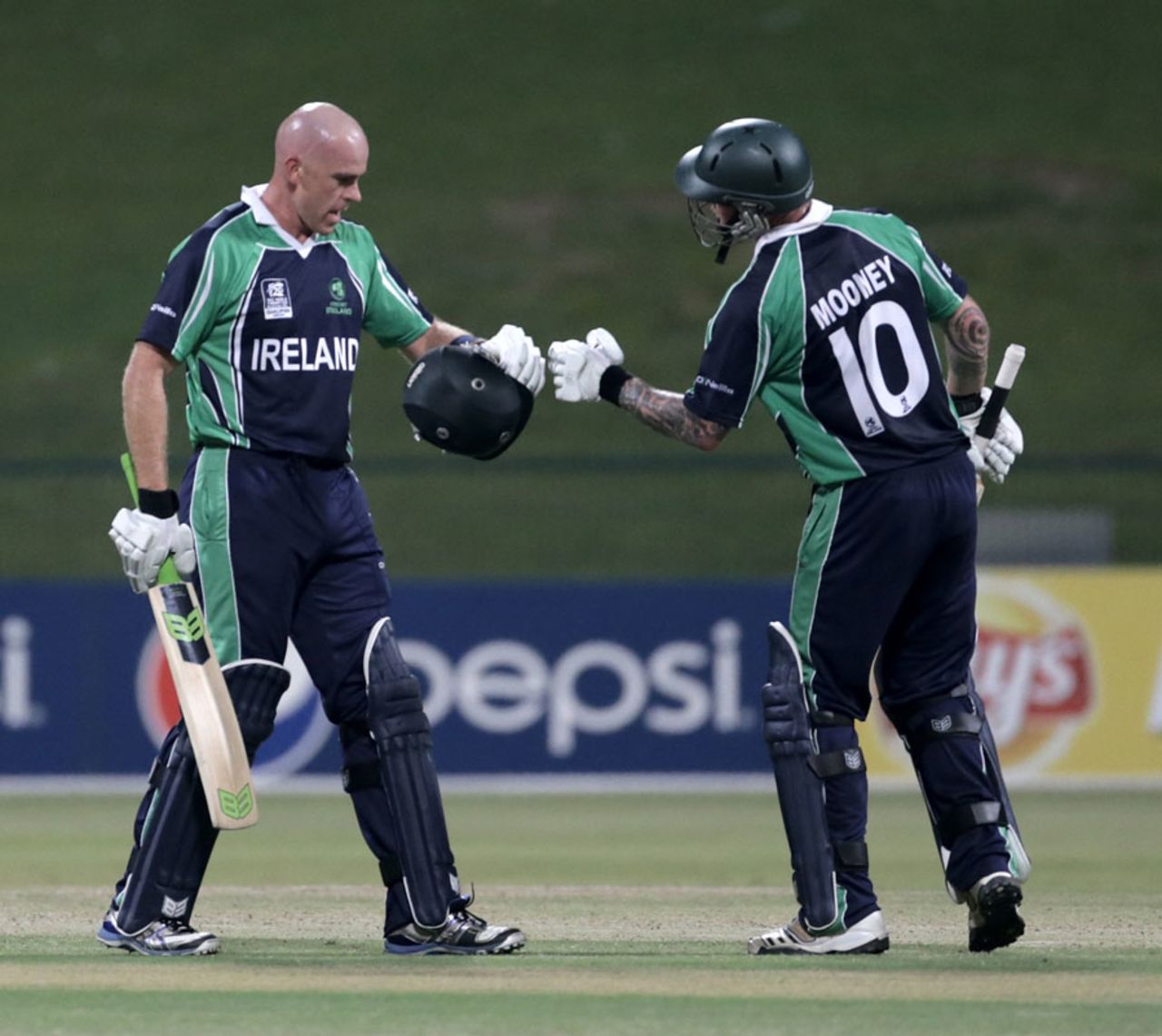 John Mooney and Trent Johnston added 55 for the sixth wicket, Ireland v UAE, ICC World T20 Qualifier, 2nd semi-final, Abu Dhabi, November 29, 2013