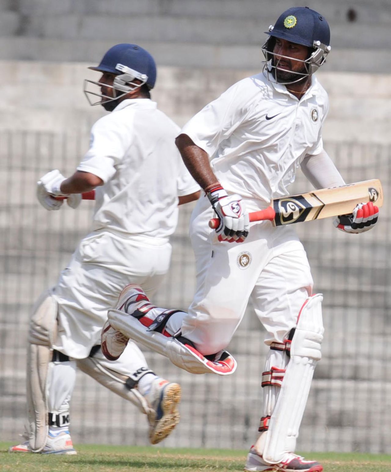 Cheteshwar Pujara and Jaydev Shah added 260 runs together, Tamil Nadu v Saurashtra, Ranji Trophy, Group B, Chennai, 3rd day, November 30, 2013