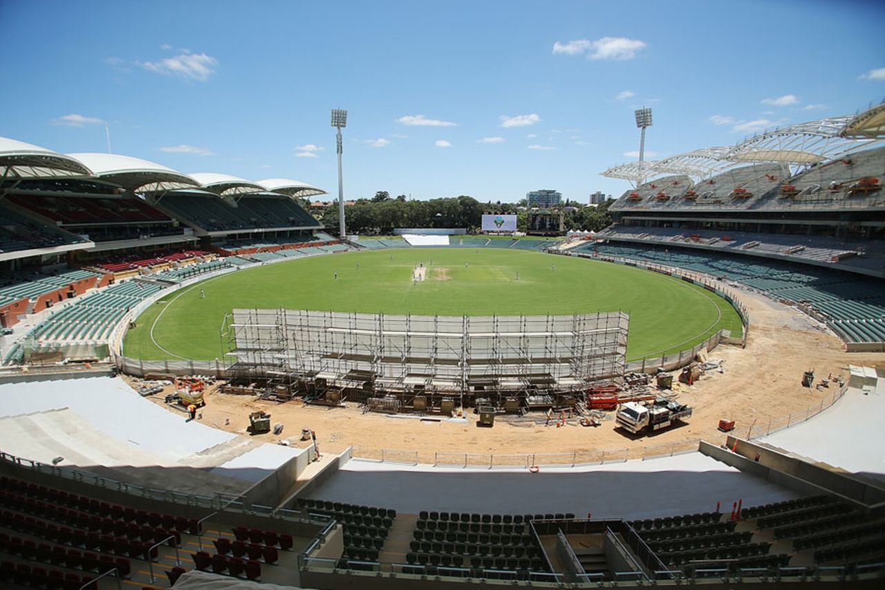 A general view of the Adelaide Oval, South Australia v Tasmania, Sheffield Shield, 3rd day, Adelaide, November 24, 2013