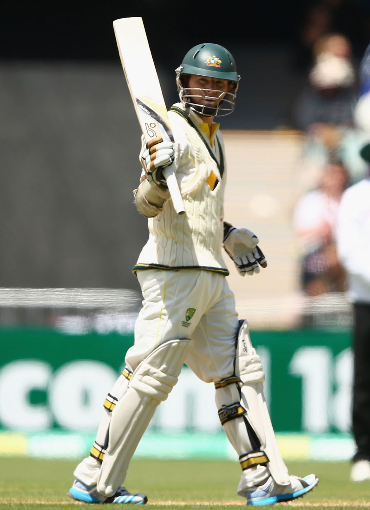 Chris Rogers went to fifty in 135 balls, Australia v England, 2nd Test, Adelaide, 1st day, December, 5, 2013
