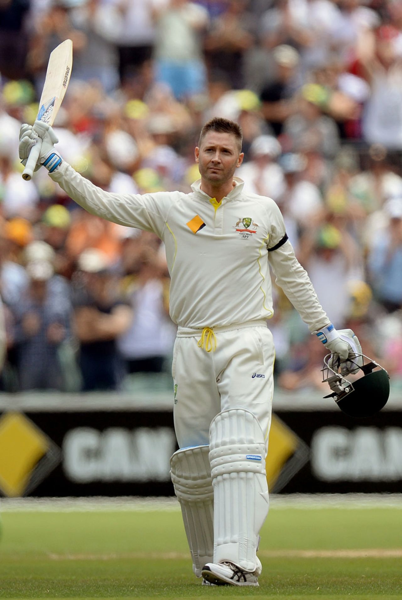 Michael Clarke brought up his sixth Test century at Adelaide, Australia v England, 2nd Test, Adelaide, 2nd day, December 6, 2013