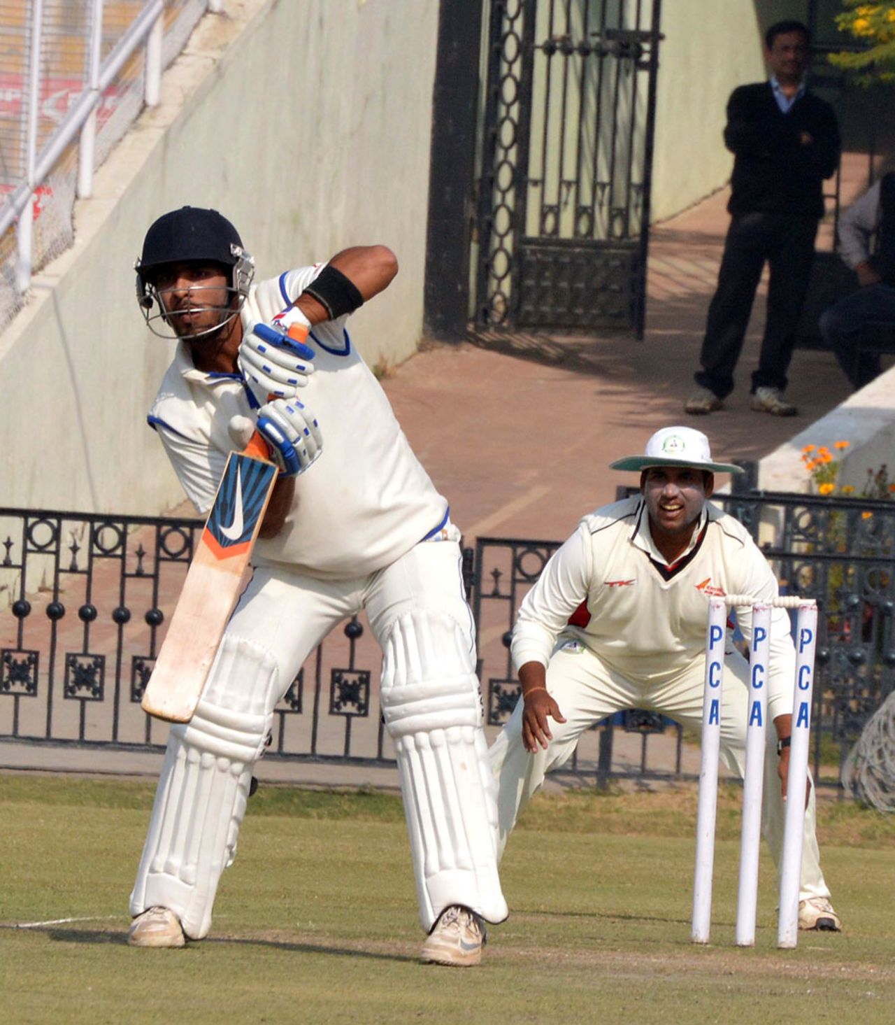 Mandeep Singh scored 56, Punjab v Vidarbha, Ranji Trophy, Group A, Mohali, 1st day, December 6, 2013