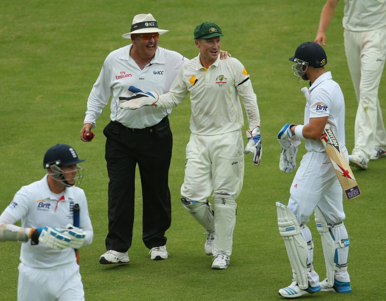 There was plenty of chat from both sets of players, Australia v England, 2nd Test, Adelaide, 4th day, December 8, 2013