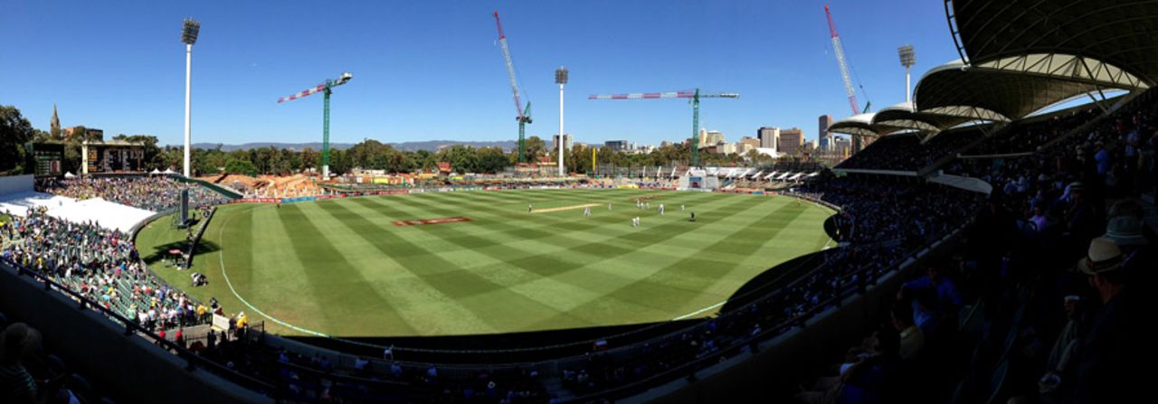 A panoramic view of Adelaide Oval, Australia v South Africa, second Test, Adelaide, November 22, 2012