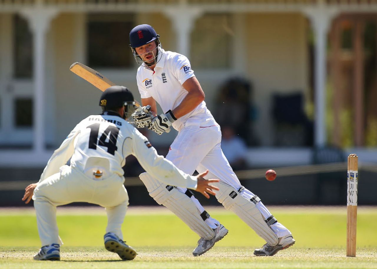 James Vince flicks to the leg side during his 69, WA XI v EPP, Tour match, Perth, 3rd day, December 12, 2013