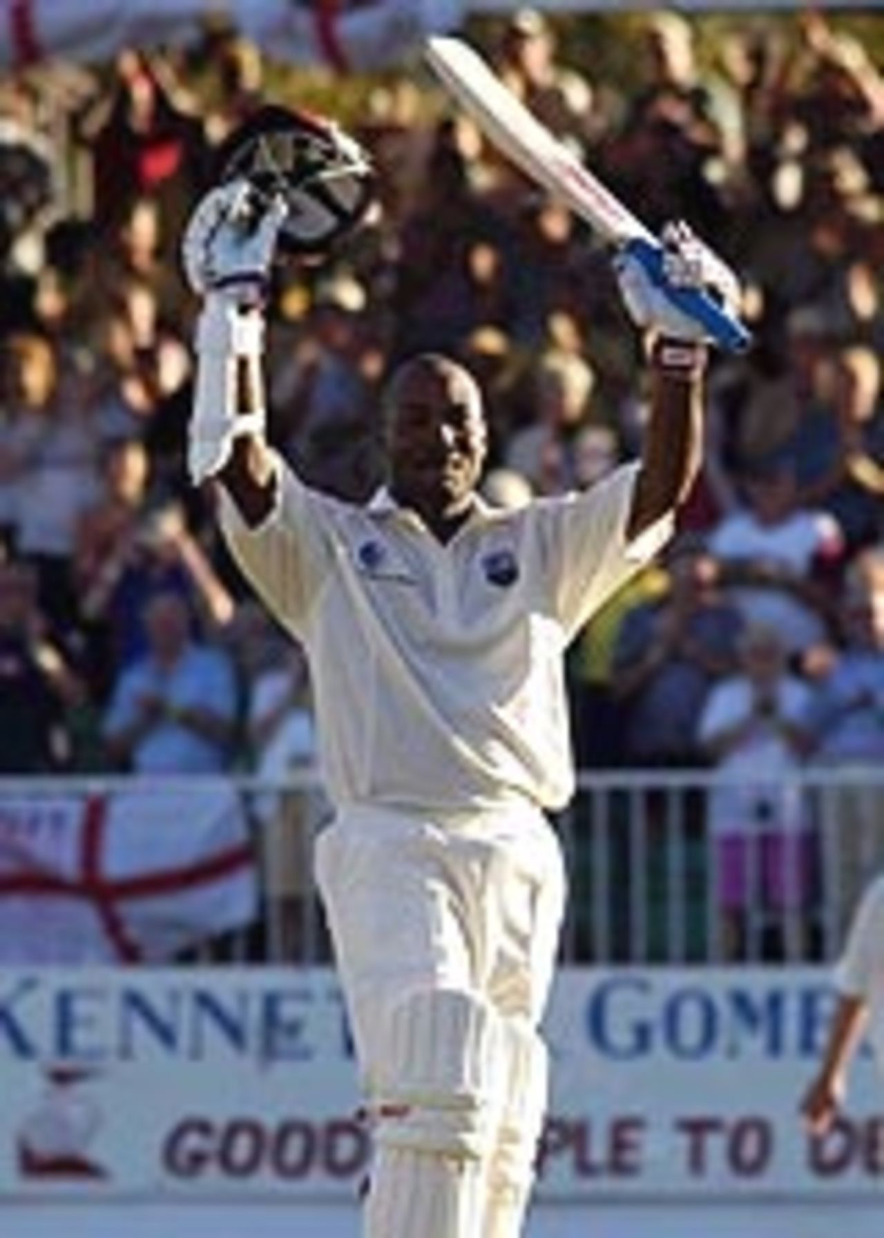 Brian Lara reaches 300, West Indies v England, 4th Test, Antigua, April 12, 2004