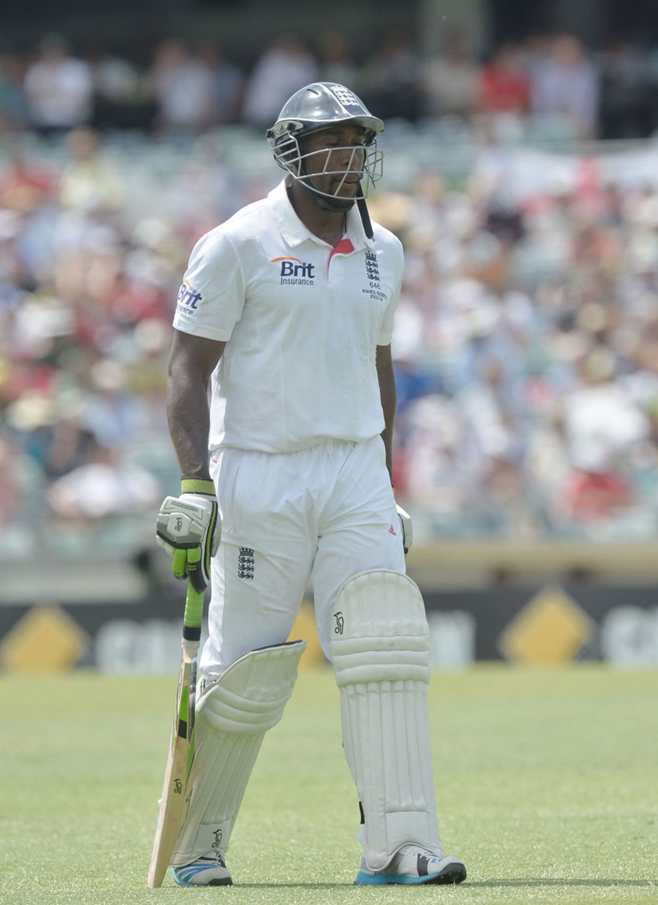 Michael Carberry again fell after looking solid, Australia v England, Test, Perth, 4th day, December 16, 2013