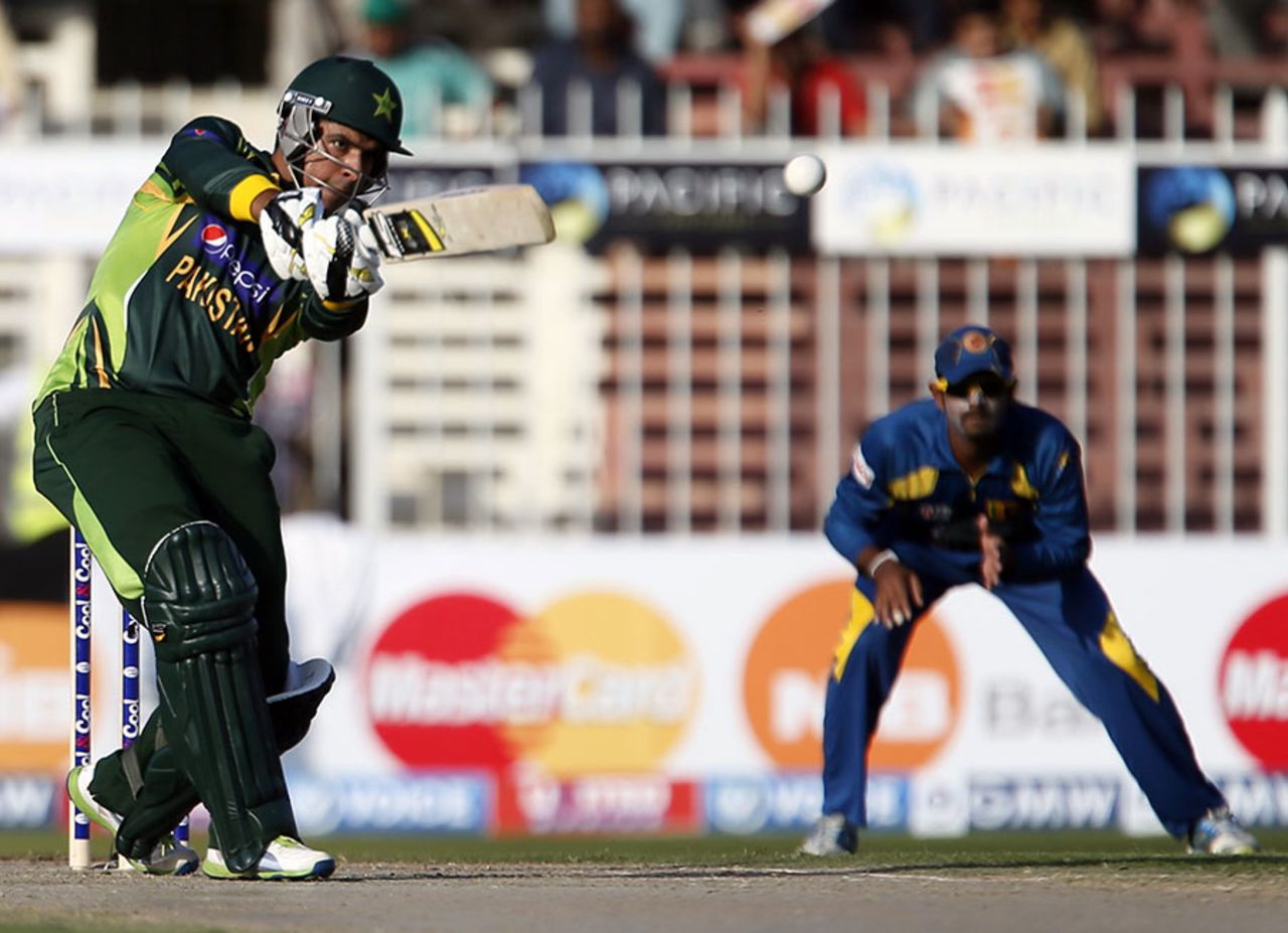 Debutant Sharjeel Khan made a run-a-ball 61, Pakistan v Sri Lanka, 1st ODI, Sharjah, December 18, 2013
