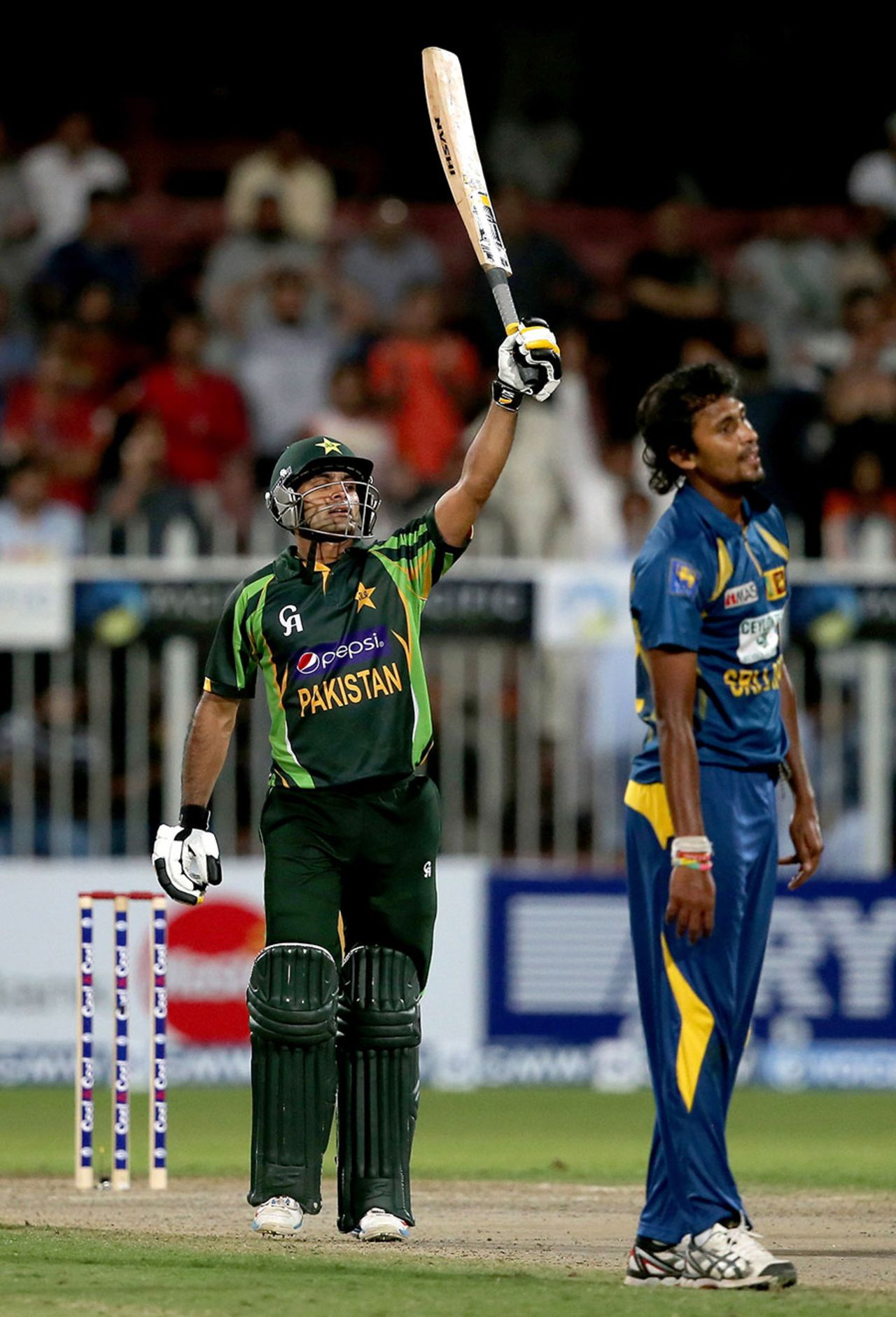 Mohammad Hafeez scored 122, Pakistan v Sri Lanka, 1st ODI, Sharjah, December 18, 2013