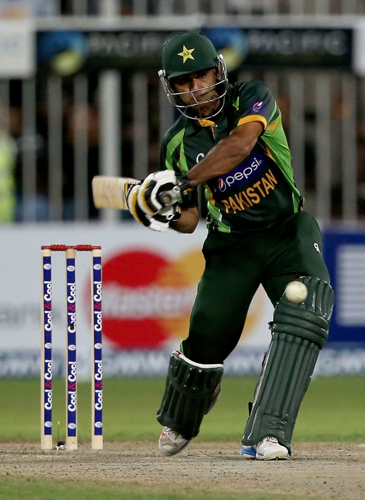 Mohammad Hafeez struck seven fours and four sixes in his 122, Pakistan v Sri Lanka, 1st ODI, Sharjah, December 18, 2013