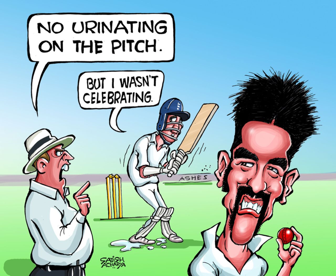 Cartoon: Urinating
