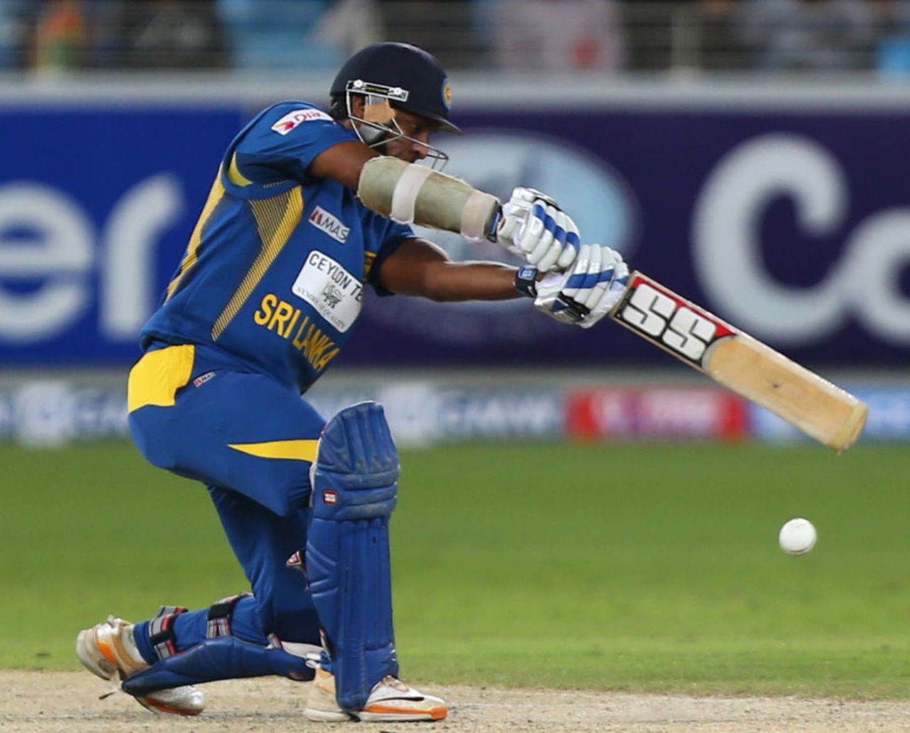 Kumar Sangakkara goes on the attack, Pakistan v Sri Lanka, 2nd ODI, Dubai, December 20, 2013