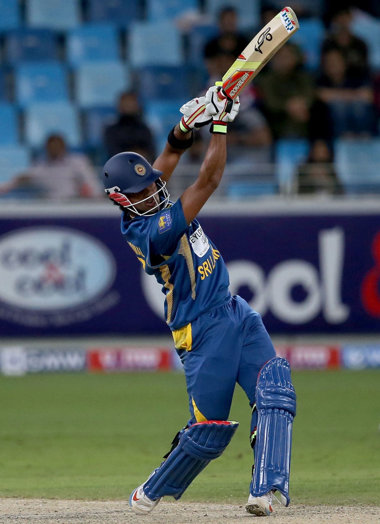 Dinesh Chandimal goes over the top, Pakistan v Sri Lanka, 2nd ODI, Dubai, December 20, 2013