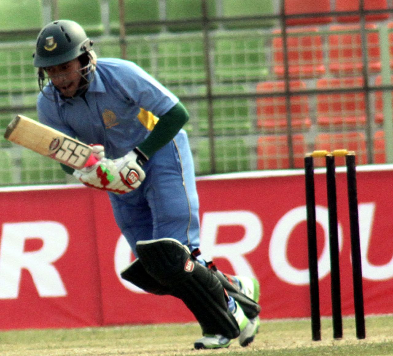 Mushfiqur Rahim works one away to the leg side, Abahani Limited v Mohammedan Sporting Club, Victory Day T20 Cup, Sylhet, December 23, 2013