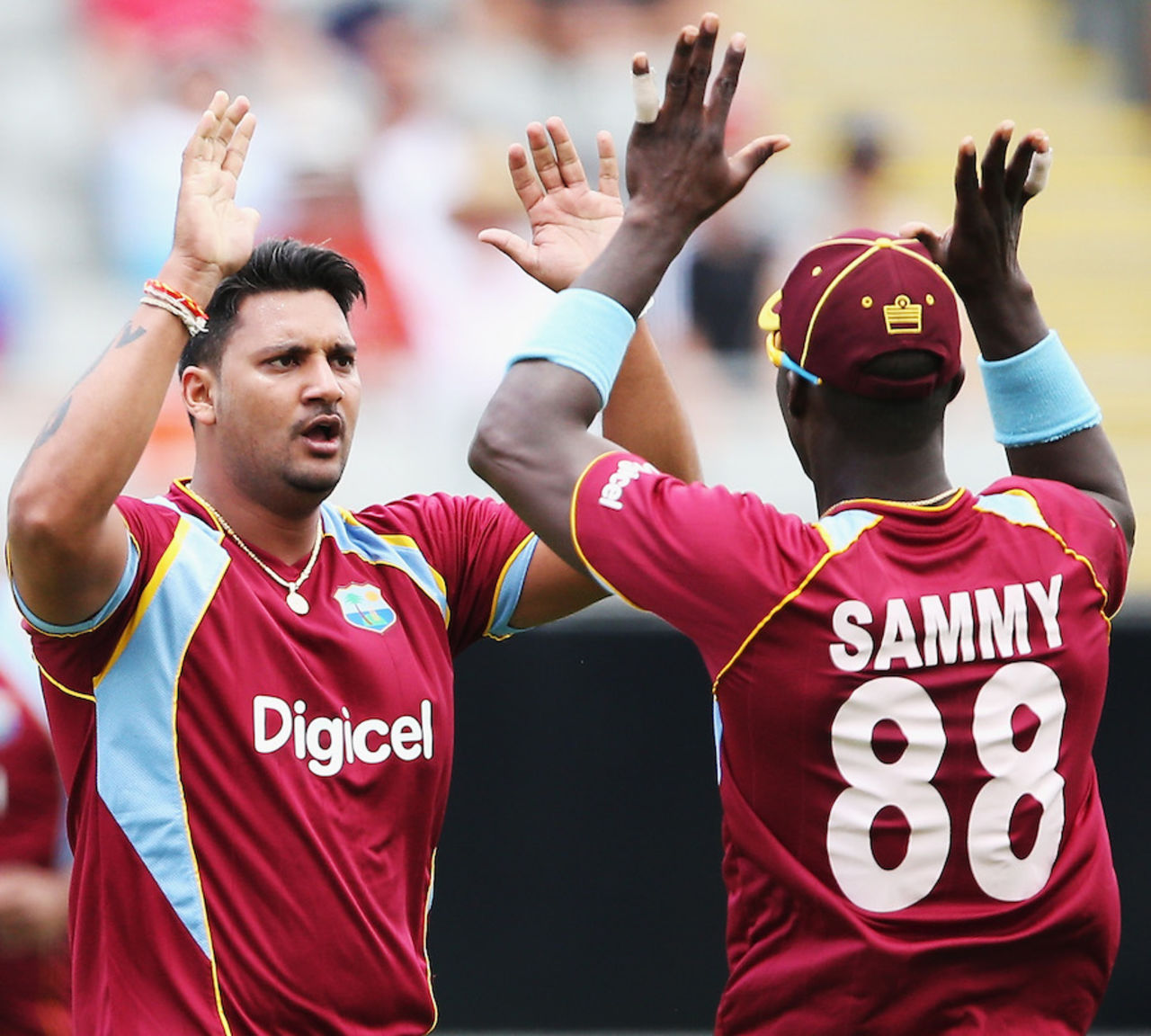 Ravi Rampaul dismissed the New Zealand openers, New Zealand v West Indies, 1st ODI, Auckland, December 26, 2013