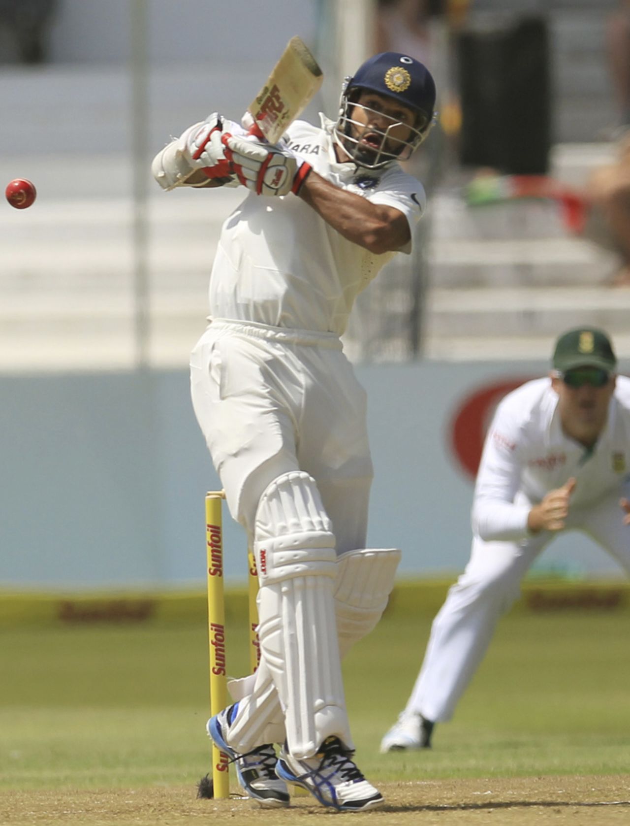 Shikhar Dhawan pulls, South Africa v India, 2nd Test, Durban, 1st day, December 26, 2013