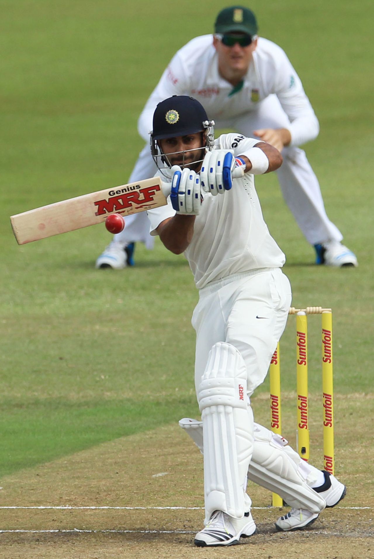 Virat Kohli handled the short ball well, South Africa v India, 2nd Test, Durban, 2nd day, December 27, 2013
