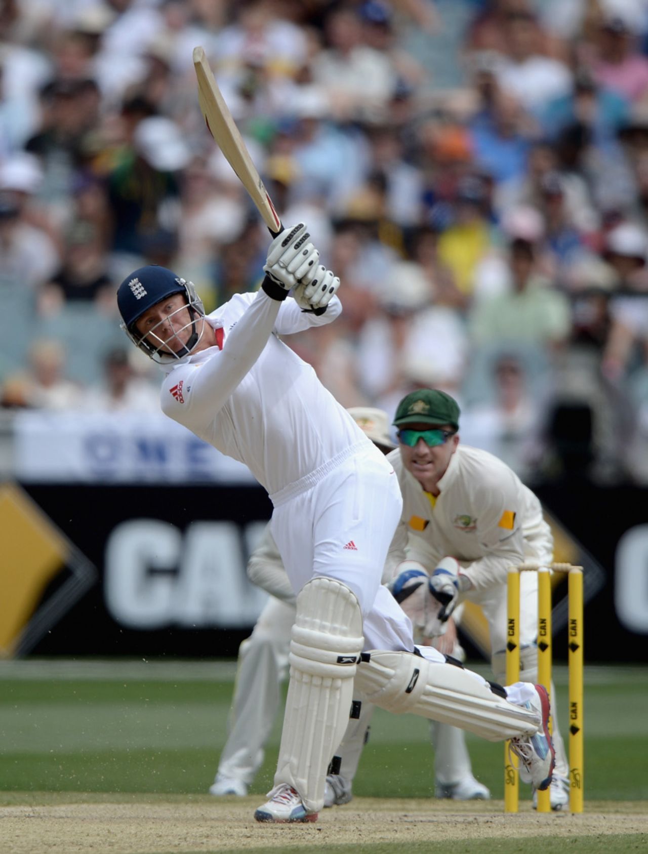 Jonny Bairstow began his innings with attacking intent, Australia v England, 4th Test, Melbourne, 3rd day, December 28, 2013