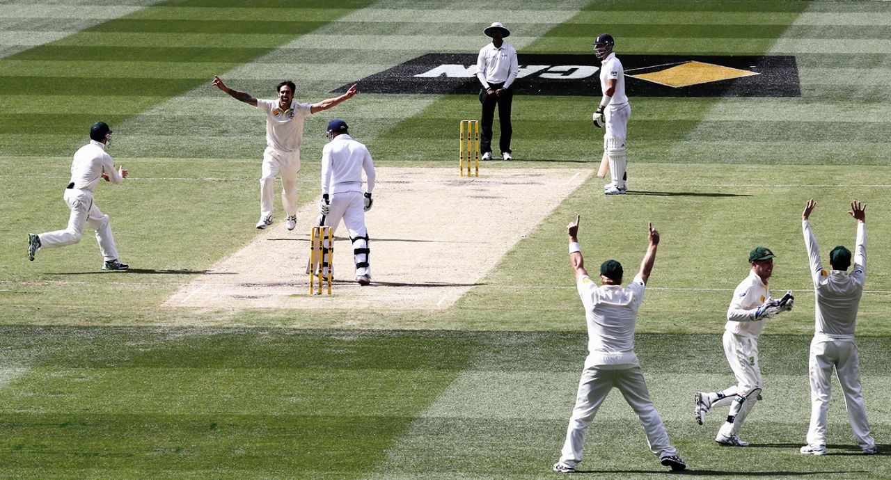 Mitchell Johnson had Jonny Bairstow caught behind, Australia v England, 4th Test, Melbourne, 3rd day, December 28, 2013